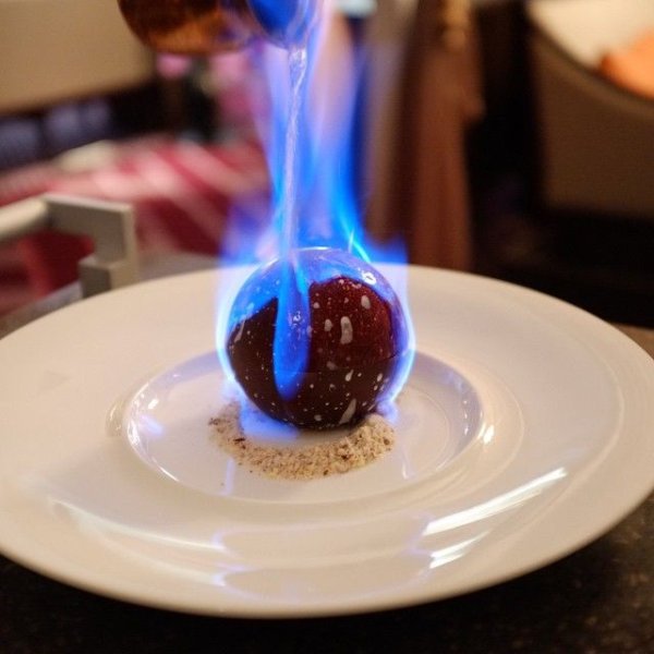 Шоколадный фламбе