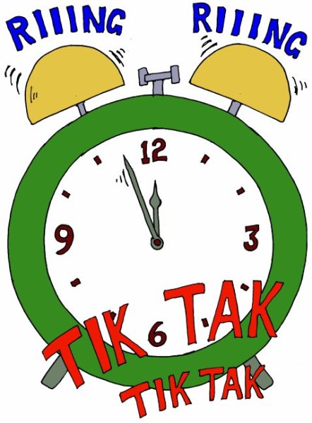 Гифка часов тик так