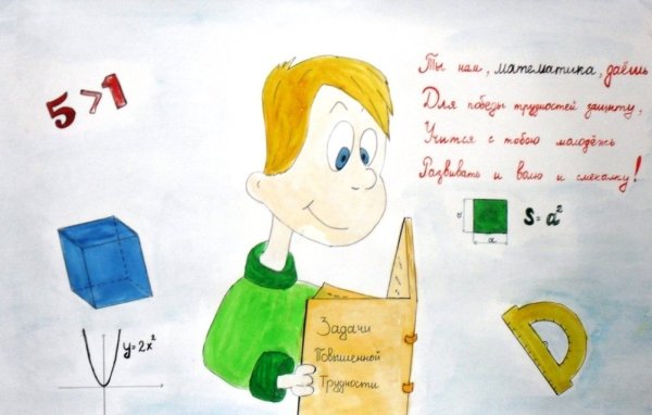 Рисунки на тему математики