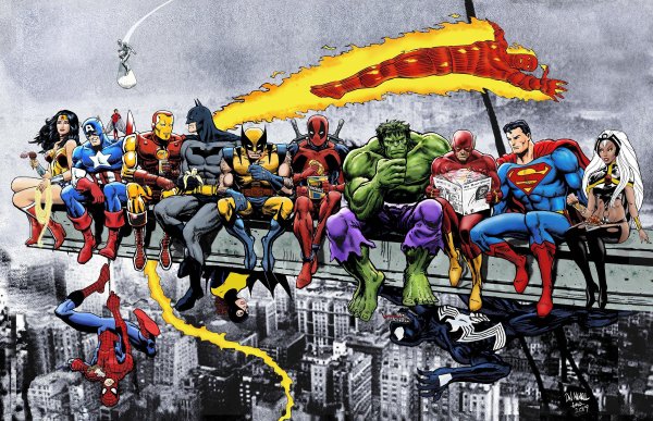 Человек паук Халк Бэтмен