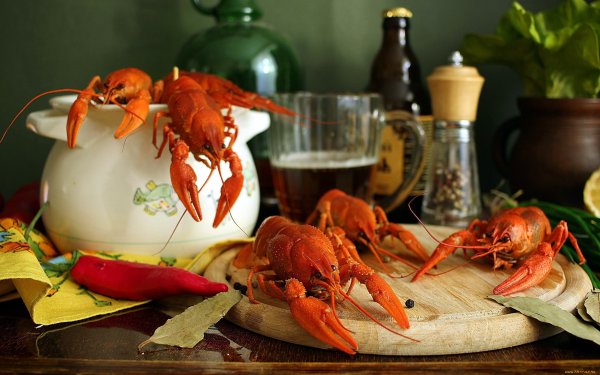 Морепродукты к пиву