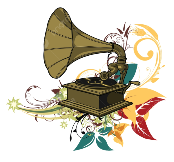 Дети у граммофона