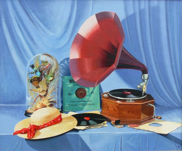 Живопись Авангард патефон