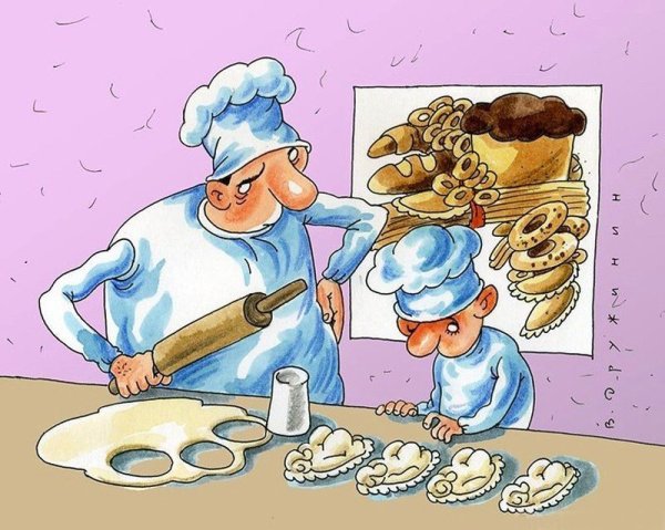 Веселые карикатуры про поваров