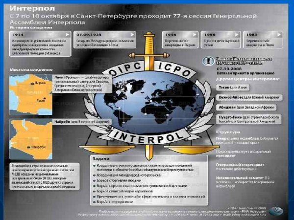 Интерпол структура в РФ