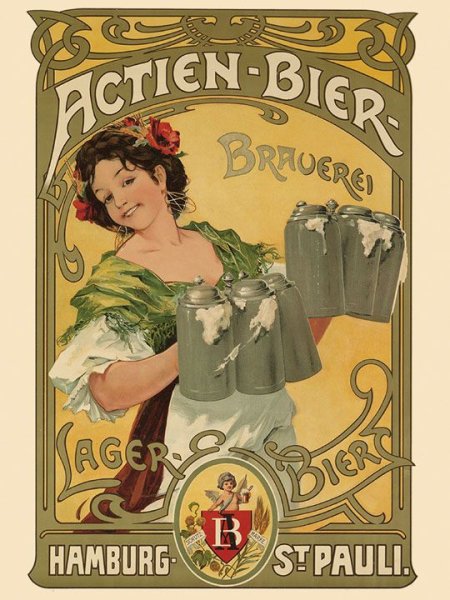 Винтажные пивные плакаты