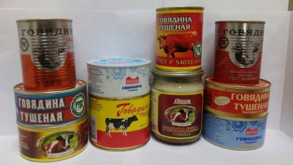 Тушенка консервы