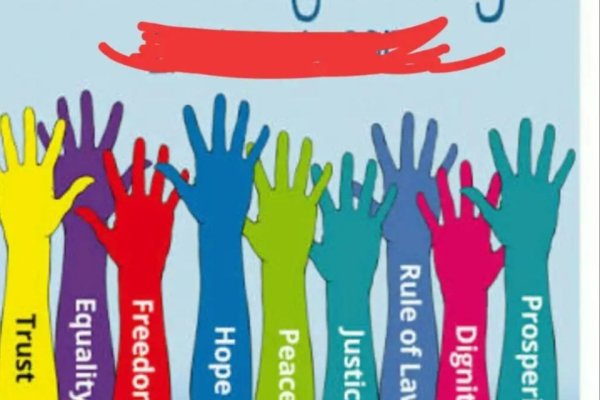 Коллаж на день прав человека