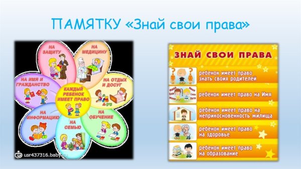 Знай свои права и обязанности
