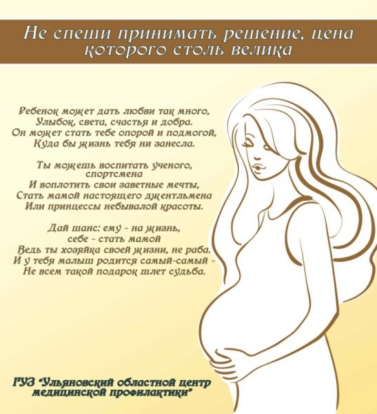 Профилактика абортов памятка