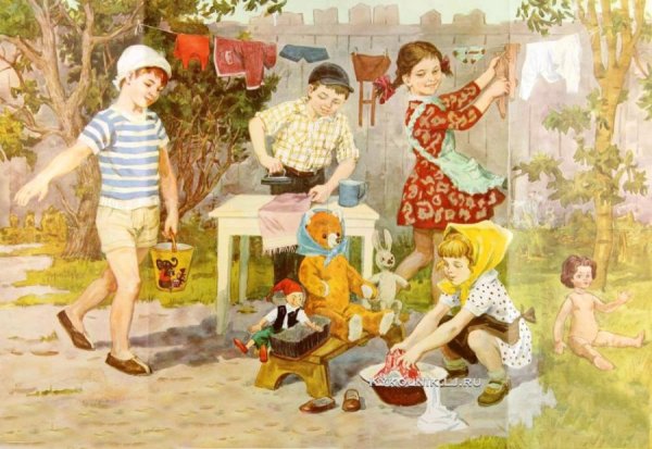 Сюжетные картины для детского сада