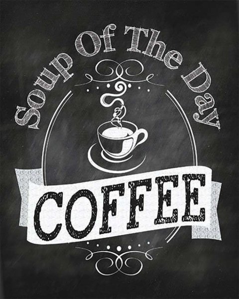 Плакат кофейни