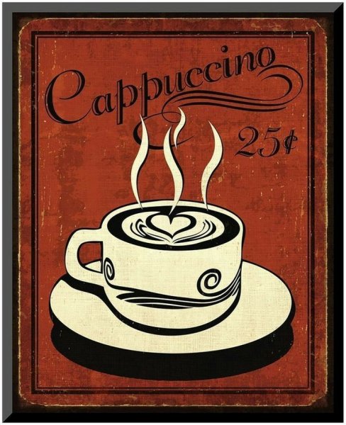 Винтажные постеры кофе