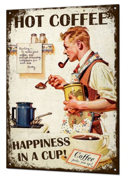 Ретро Постер кофе