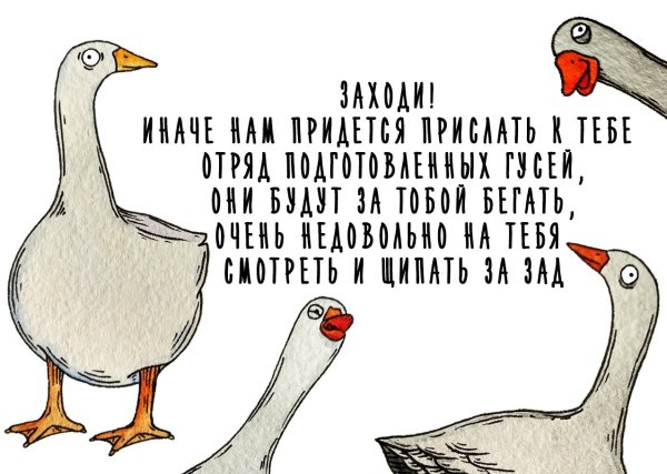 Гусь Приветствие