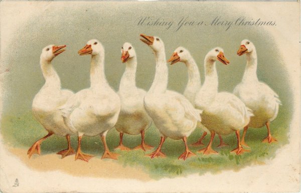 Винтажные гуси