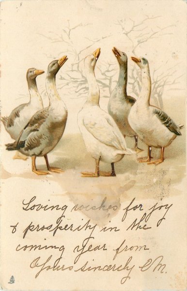 Гуси для декупажа