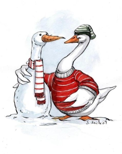 Новогодний Гусь