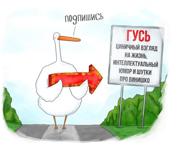 Шутки про гуся