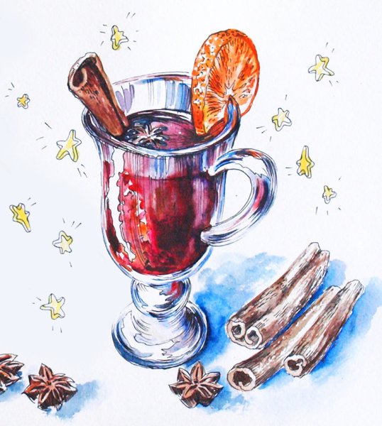 Глинтвейн скетчинг