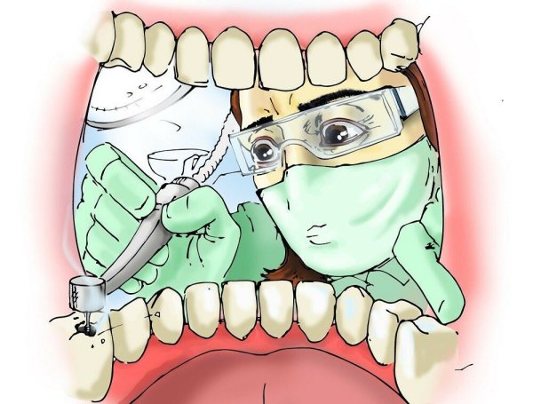 Стоматолог рисунок