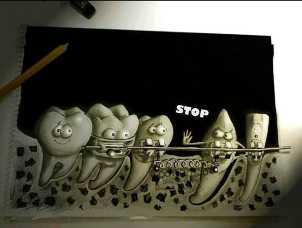 Открытка ортодонту