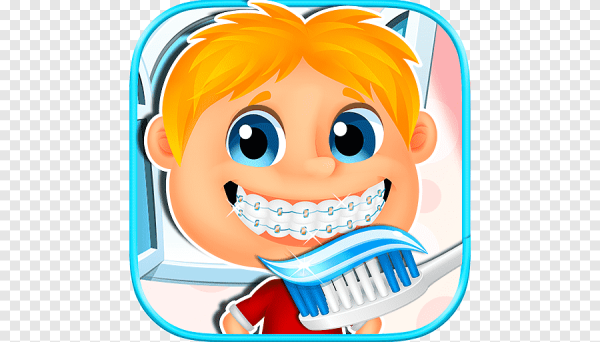 Чистка зубов детям