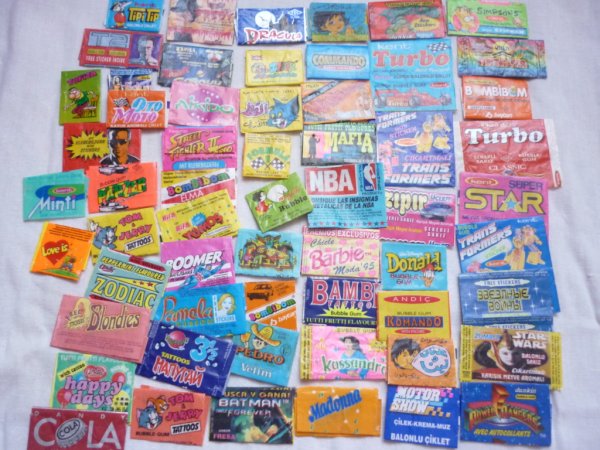 Обертка от жвачки