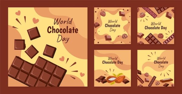 День шоколада вектор