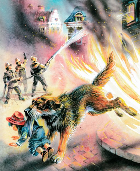 Рассказ Льва Толстого пожарные собаки