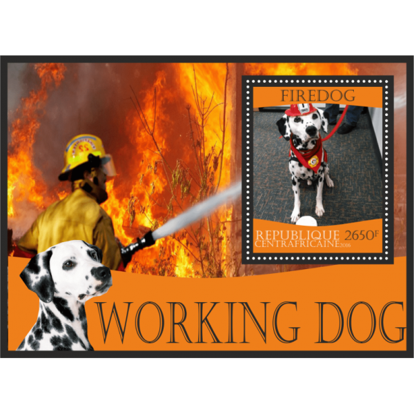 Композиция пожарный с собакой