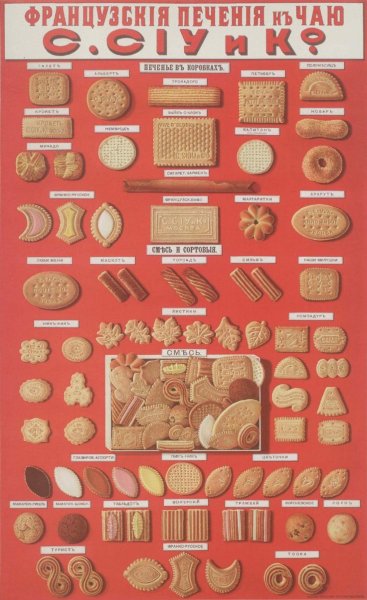 Рекламный плакат печенья