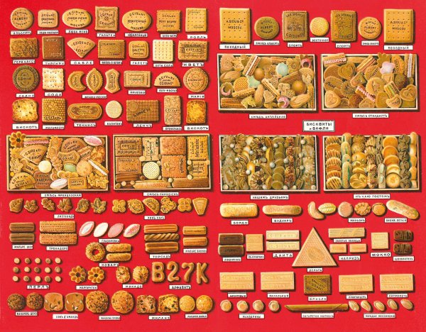 Советская упаковка печенья