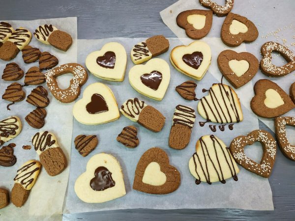 Украшение песочного печенья