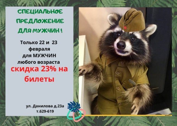 С 23 февраля Енотик