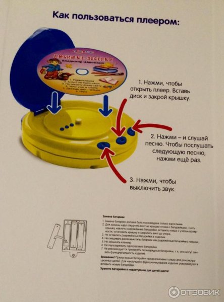 Книжка с плеером и дисками