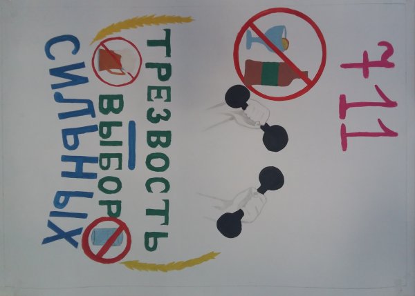 День трезвости плакат