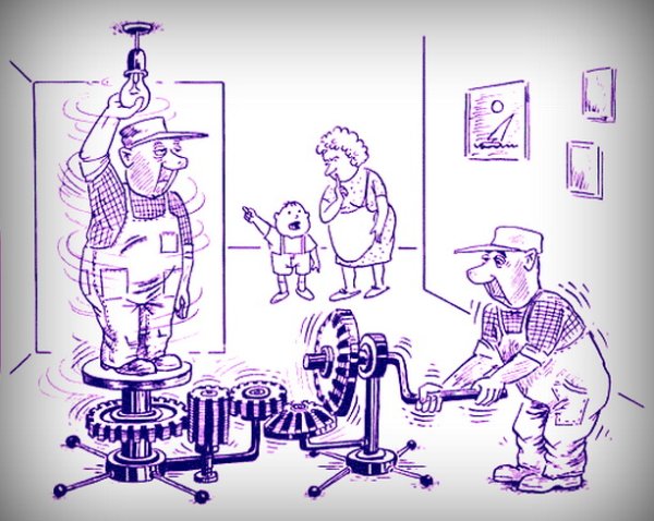 Инженер карикатура