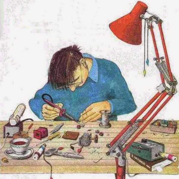 Радиолюбитель карикатура