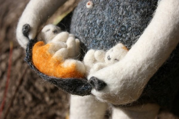 Войлочная скульптура Ирины Андреевой