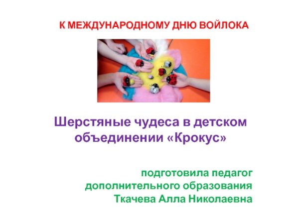 Международный день Войлока картинки