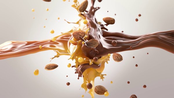 Карамель льется