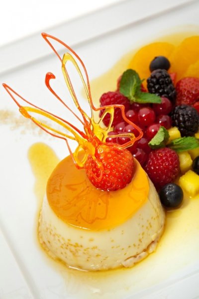 Декор из карамели для десерта