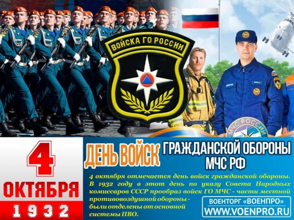 День войск гражданской обороны МЧС РФ день МЧС