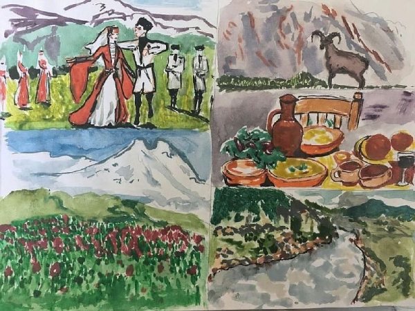 Дагестан рисунок