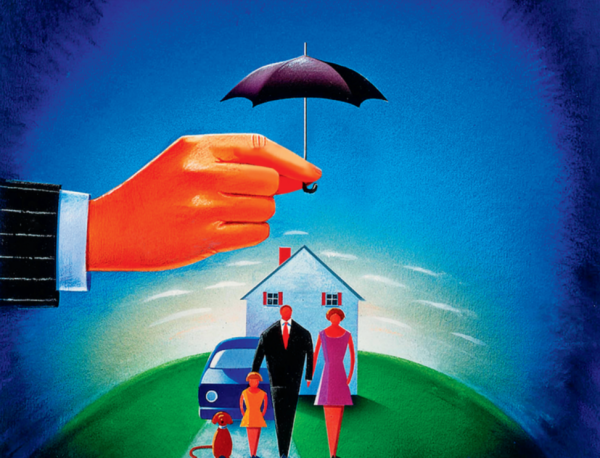 Иллюстрация на тему страхование