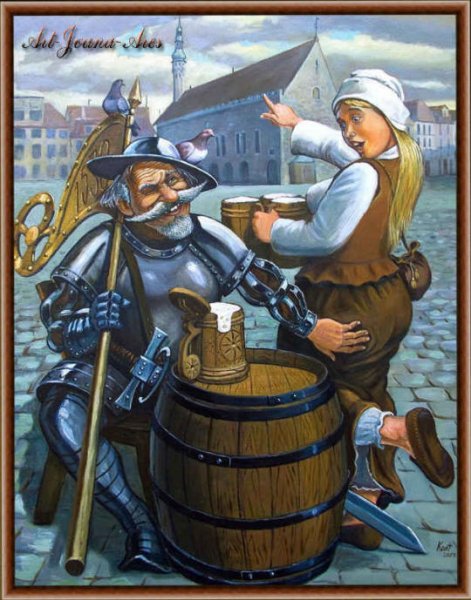 Пивные иллюстрации