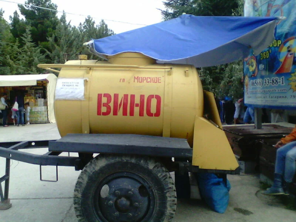 Советское пиво в бочках