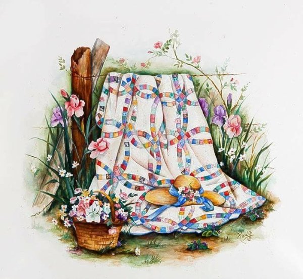 Paula Vaughan вышивка