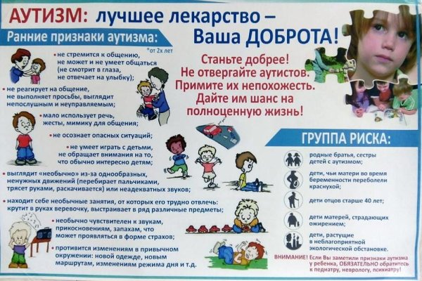 Памятка аутизм